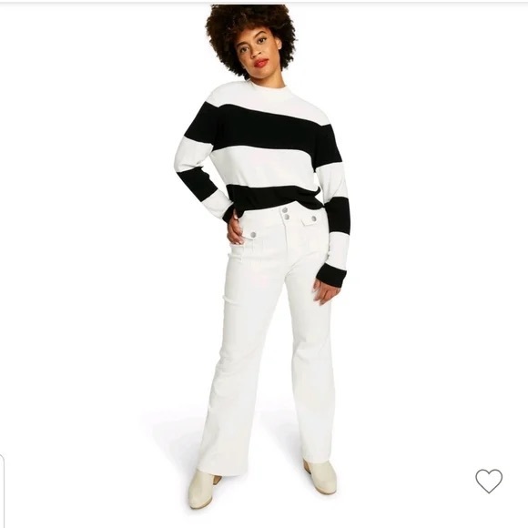 Victor Glemaud x Target High-Rise Flare Jeans size 10 - Picture 2 of 13